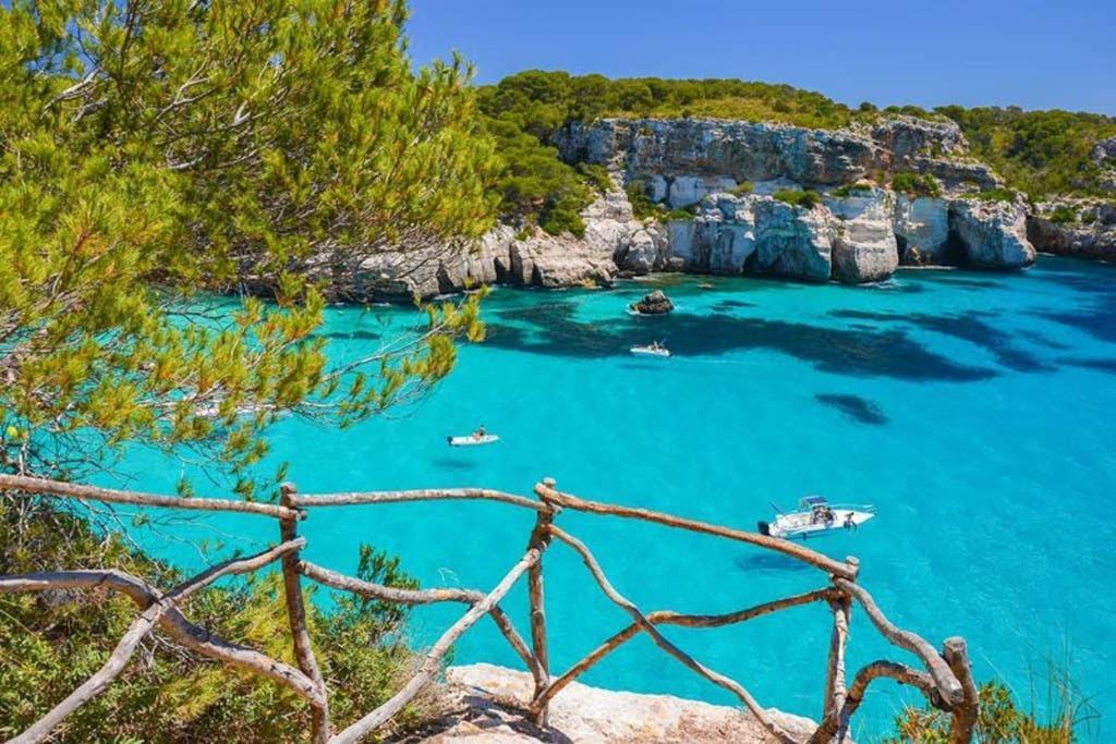 Apartamento Miravent Terraza y Jardin Frente al mar Menorca Fornells  Exterior foto