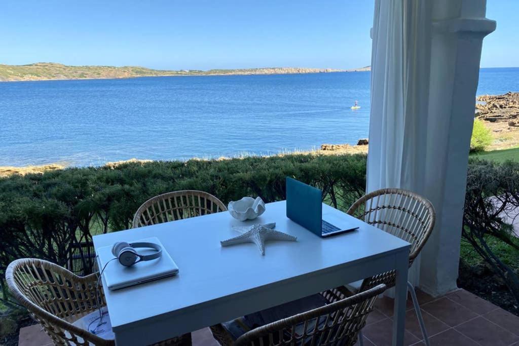 Apartamento Miravent Terraza y Jardin Frente al mar Menorca Fornells  Exterior foto
