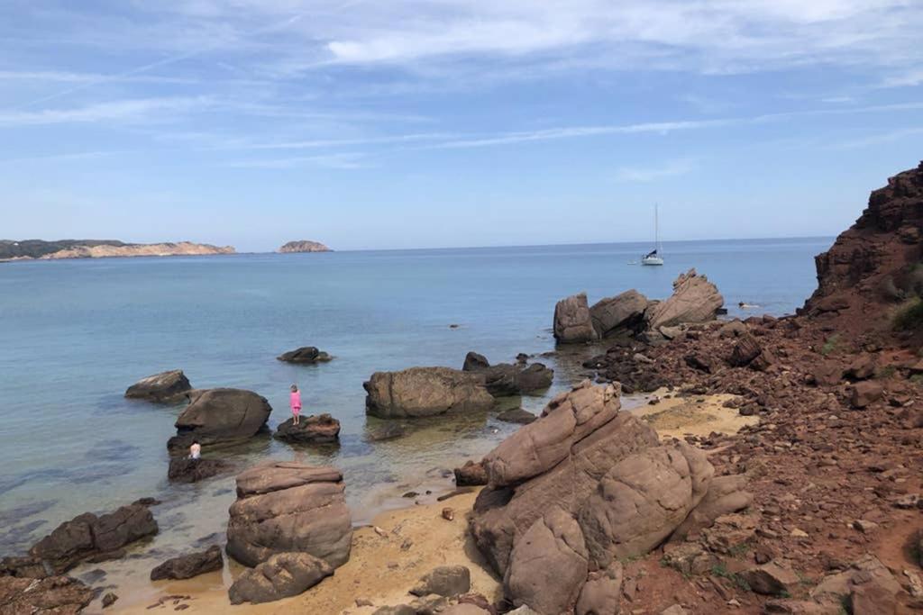 Apartamento Miravent Terraza y Jardin Frente al mar Menorca Fornells  Exterior foto